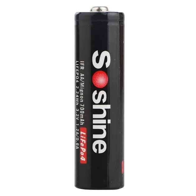Аккумулятор LiFePO4 Soshine 14500 AA 3.2V 700mAh
