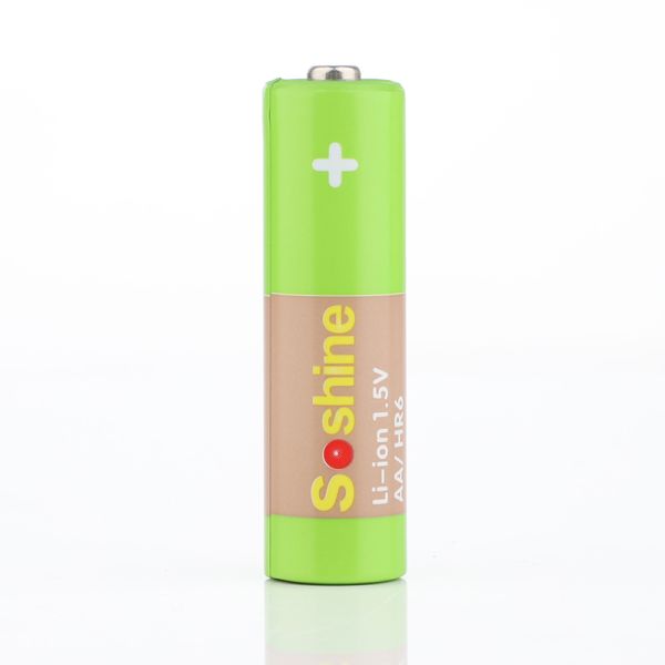 Аккумулятор АА 1.5V Soshine 2200mWh (1000mAh), Li-ion