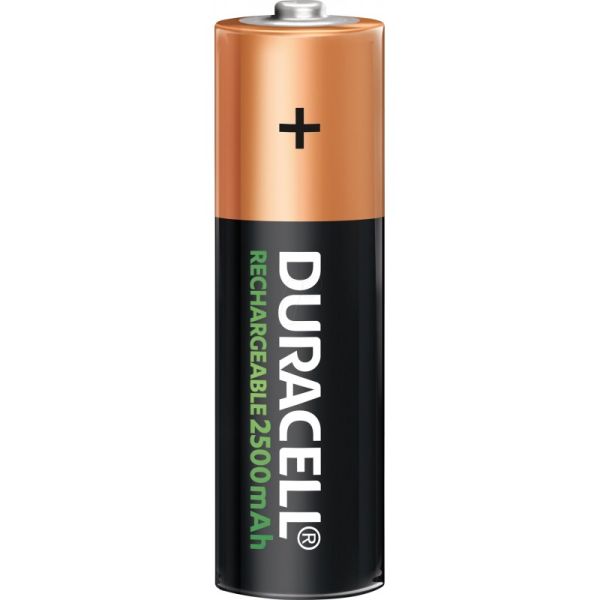 Аккумулятор Duracell Recharge AA 2500 mAh, Ni-MH 1.2V, 1 шт.