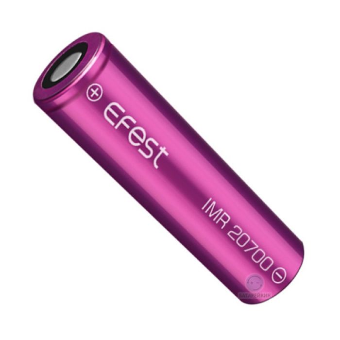 Аккумулятор Efest IMR 20700 3000 mAh, 30A, Li-ion