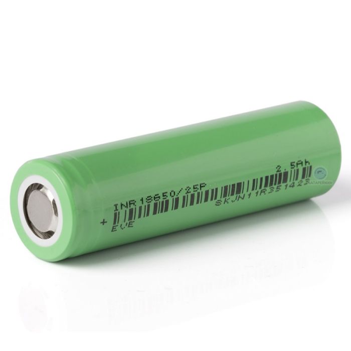 Аккумулятор EVE INR18650/25P 2500 mAh, 30A, Li-ion 3.6V