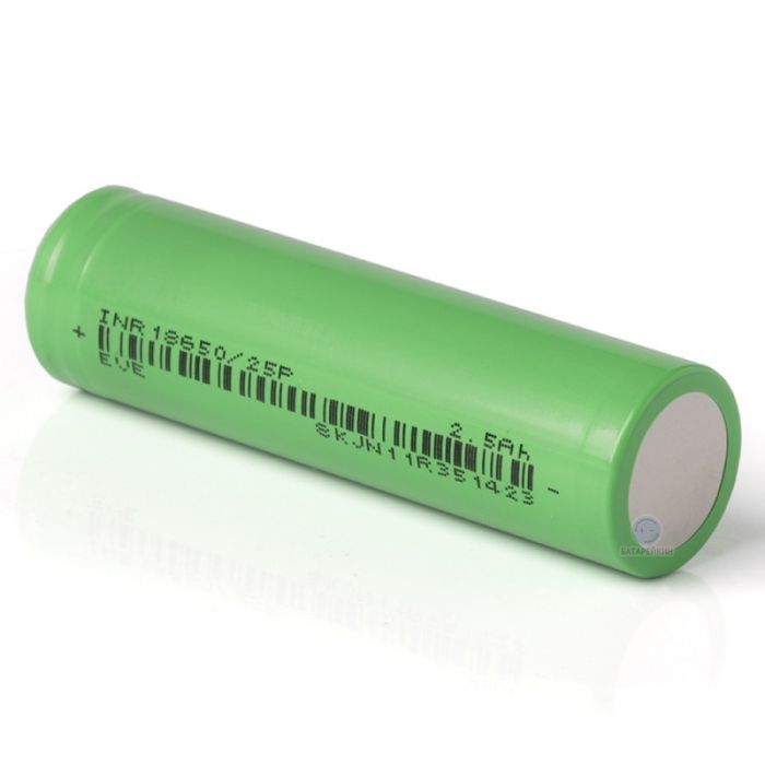 Аккумулятор EVE INR18650/25P 2500 mAh, 30A, Li-ion 3.6V