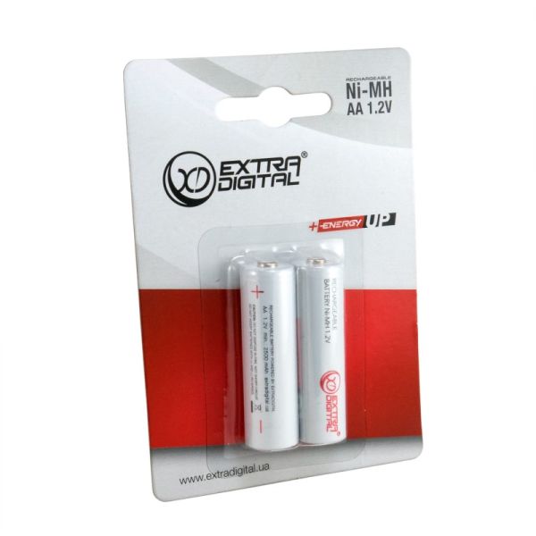 Аккумулятор Extradigital Energy UP AA 2500 mAh, 2 шт./уп.