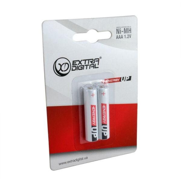 Аккумулятор Extradigital Energy UP AAA 1000 mAh, 2 шт./уп.