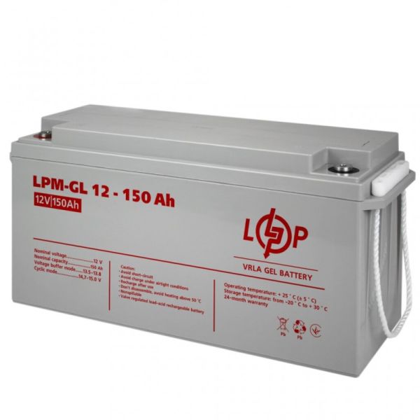 Аккумулятор гелевый LogicPower LPM-GL 12V - 150 Ah