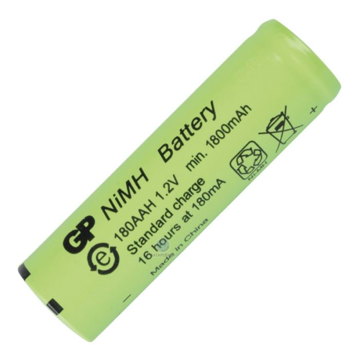 Аккумулятор GP 180AAH 1800 mAh, AA Ni-MH 1.2V