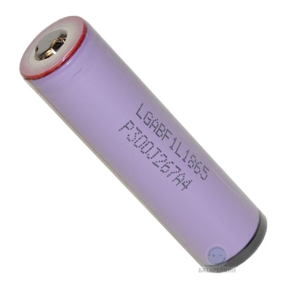 Аккумулятор LG INR18650-F1L 3350 mAh с защитой (Protected)