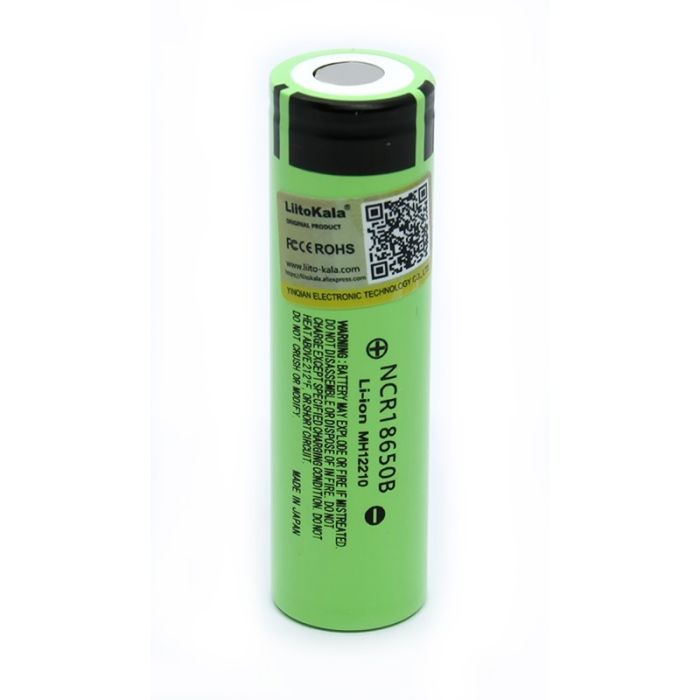 Аккумулятор Liitokala NCR18650B (Lii-34B) 3350 mAh, Li-ion 3.6V