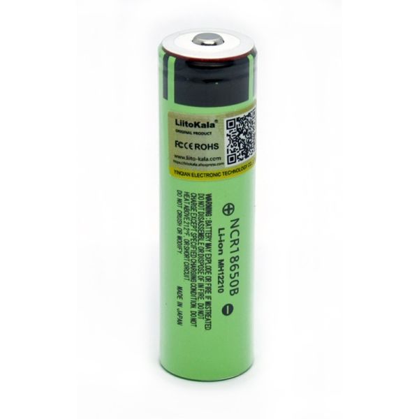 Аккумулятор Liitokala NCR18650B (Lii-34B-JT) 3350 mAh, Li-ion 3.6V