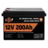 Аккумулятор LogicPower LP LiFePO4 12V (12,8V) - 200 Ah (2560Wh) (Smart BMS 100А) с BT для ИБП