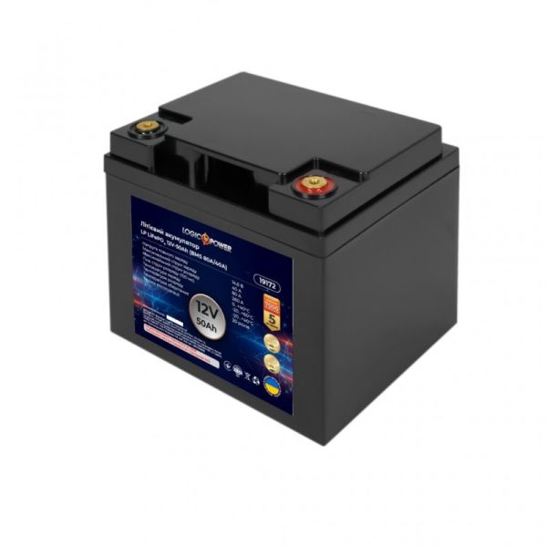 Аккумулятор LogicPower LP LiFePO4 12V (12,8V) - 50 Ah (640Wh) (BMS 80A/40А)