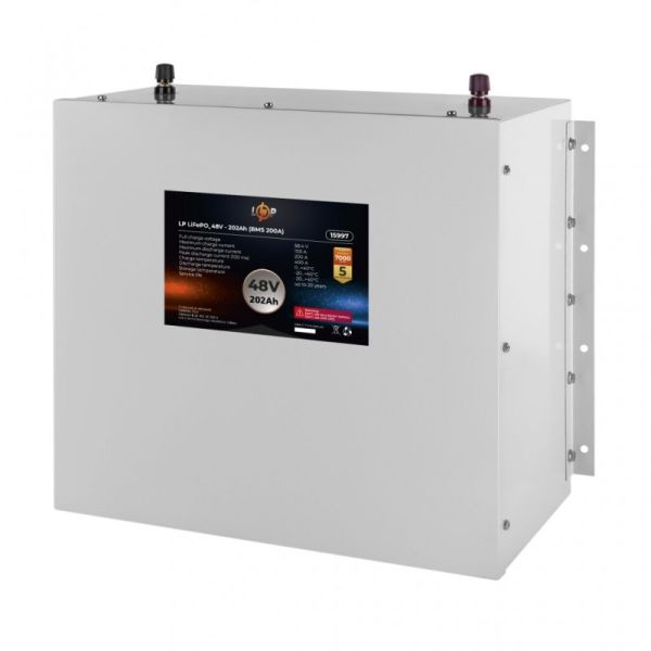 Аккумулятор LogicPower LP LiFePO4 48V (51,2V) - 202 Ah (10342Wh) (BMS 200A) металлл