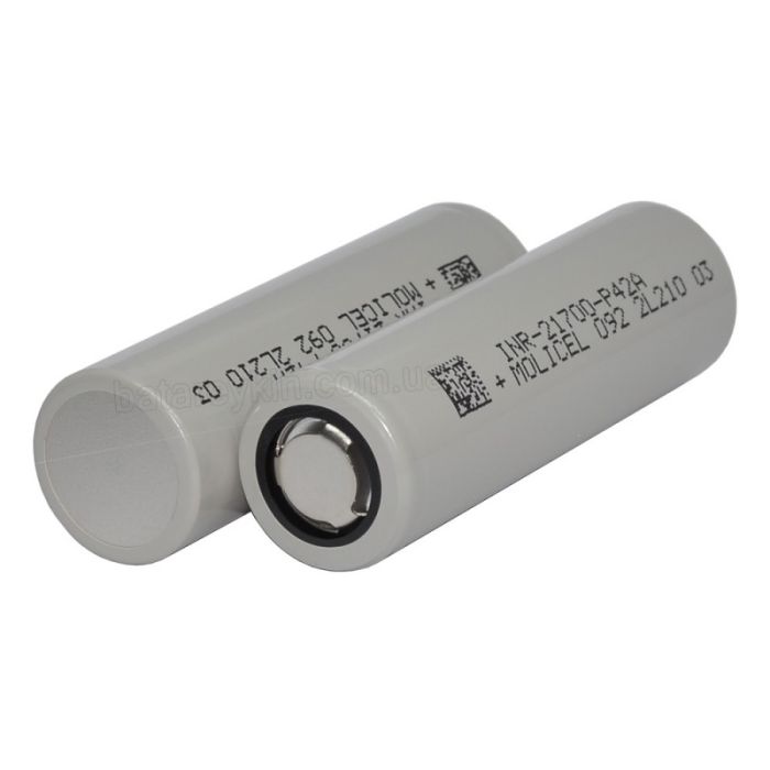 Аккумулятор Molicel INR 21700-P42A 4200 mAh 45A, Li-ion