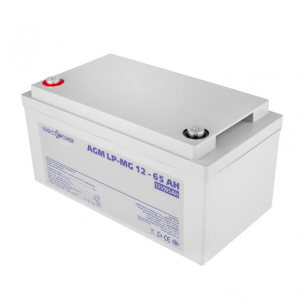 Аккумулятор мультигелевый LogicPower LP-MG 12V - 65 Ah Silver
