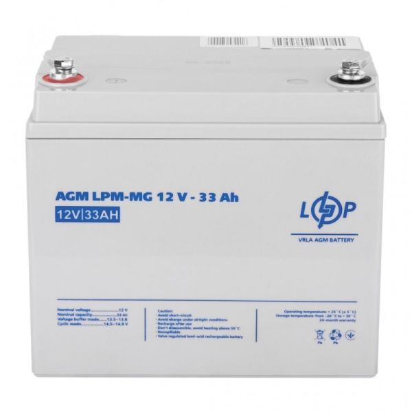Аккумулятор мультигелевый LogicPower LPM-MG 12V - 33 Ah