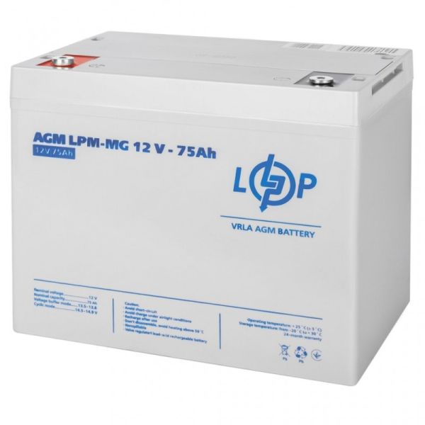 Аккумулятор мультигелевый LogicPower LPM-MG 12V - 7.5 Ah