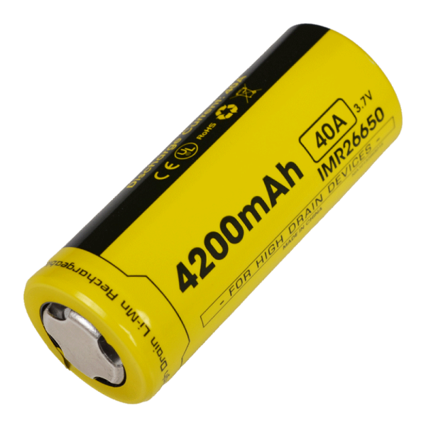 Аккумулятор Nitecore IMR26650 4200 mAh Li-ion