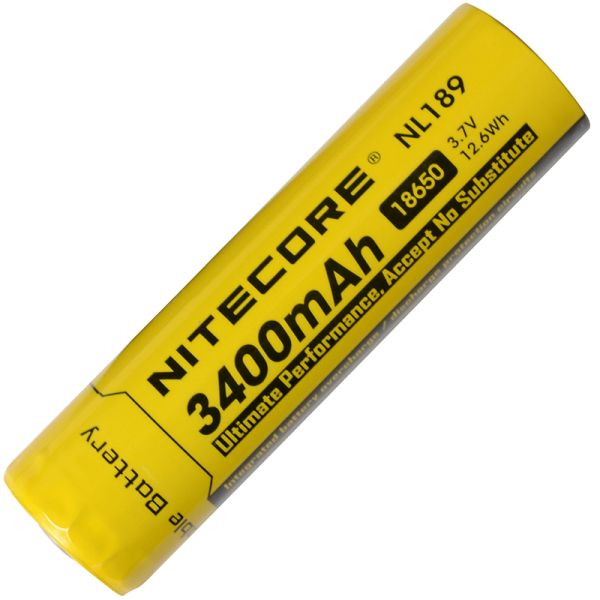 Аккумулятор Nitecore NL189 18650 3400 mAh с защитой (Protected)