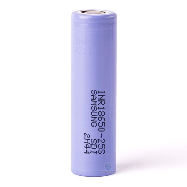 Аккумулятор Samsung INR18650-25S 2500 mAh, 35A, Li-ion 3.6V