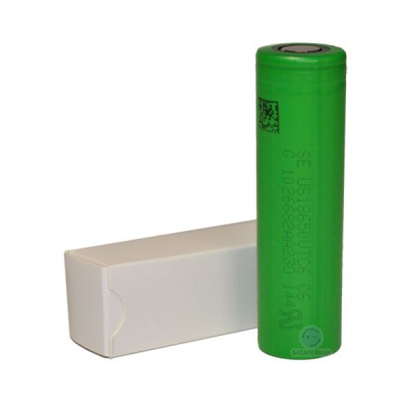 Аккумулятор Sony / Murata 18650 VTC6 3120 mAh Li-ion (в упаковке)