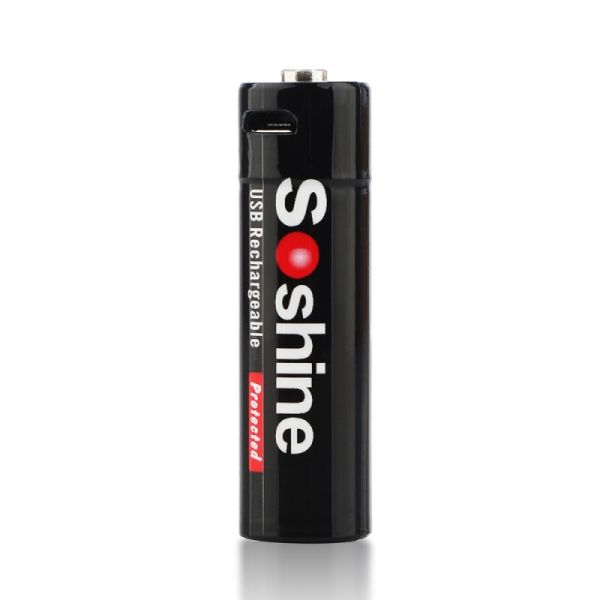 Аккумулятор Soshine AA 2400 mAh 1.5V, Li-ion, micro USB