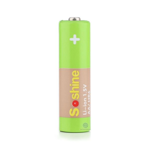 Аккумулятор Soshine AA 3300mWh 1.5V, Li-ion