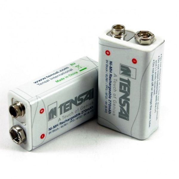 Аккумулятор Tensai 270 mAh  Крона 9V (9,6v) Ni-MH