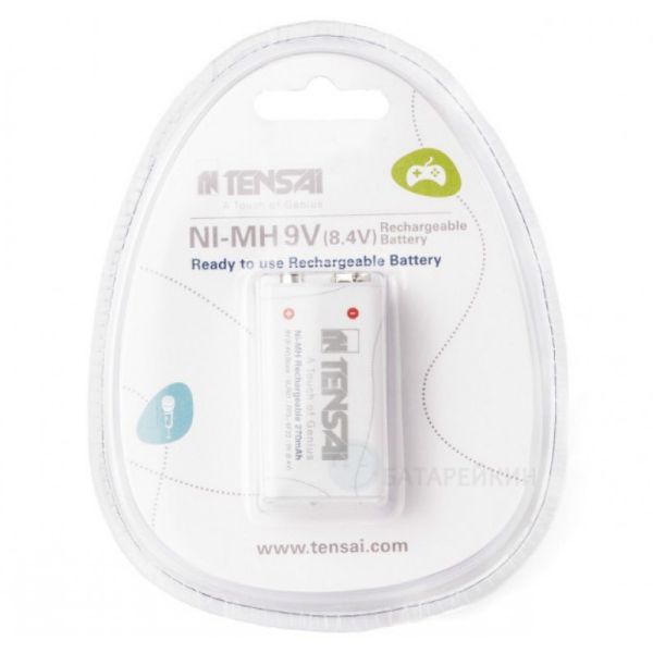Аккумулятор Tensai 270 mAh  Крона 9V Ni-MH