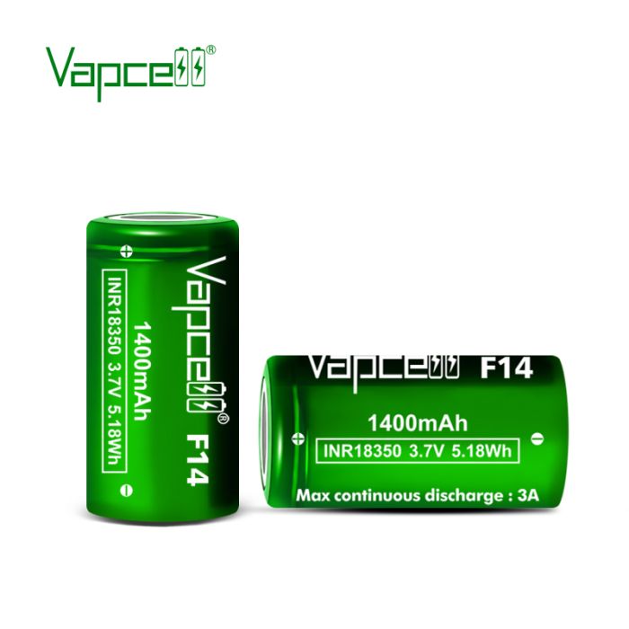 Аккумулятор Vapcell F14 INR18350 1400 mah, 3A, Li-ion 3.7V