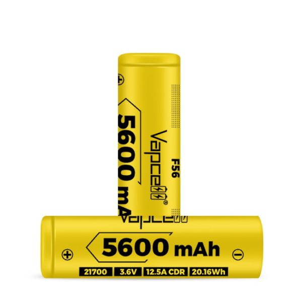 Аккумулятор Vapcell F56 INR21700 5600 mah, 12.5A, Li-ion 3.6V