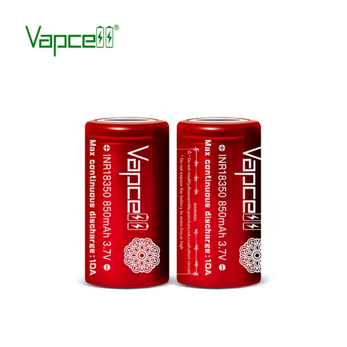 Аккумулятор Vapcell INR18350 850 mah 10A, Li-ion