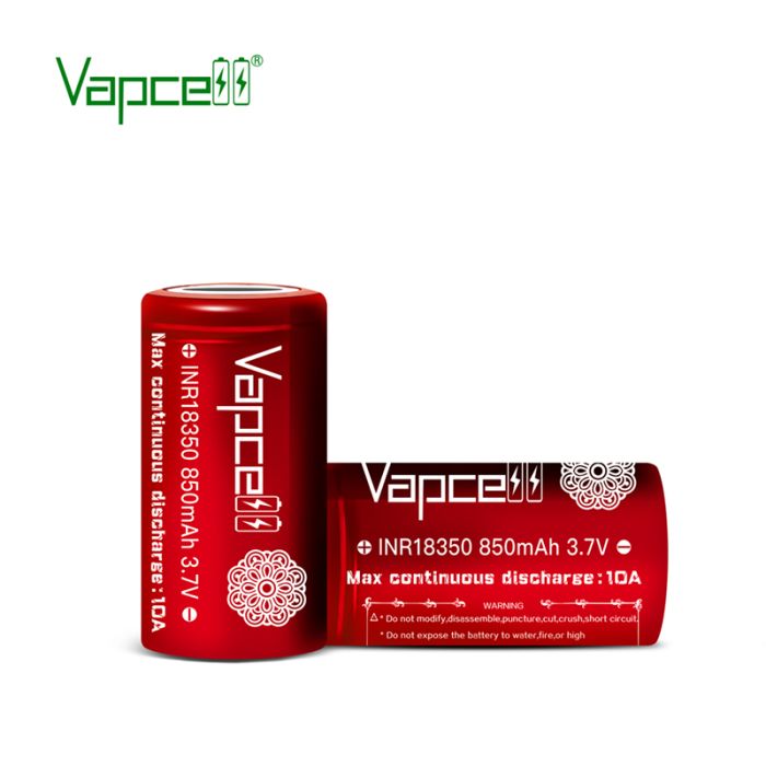 Аккумулятор Vapcell INR18350 850 mah 10A, Li-ion