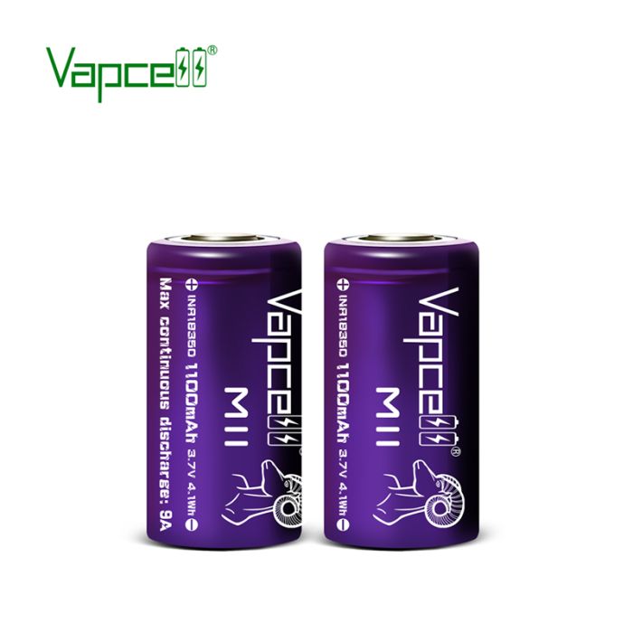 Аккумулятор Vapcell M11 INR18350 1100 mah 9A, Li-ion
