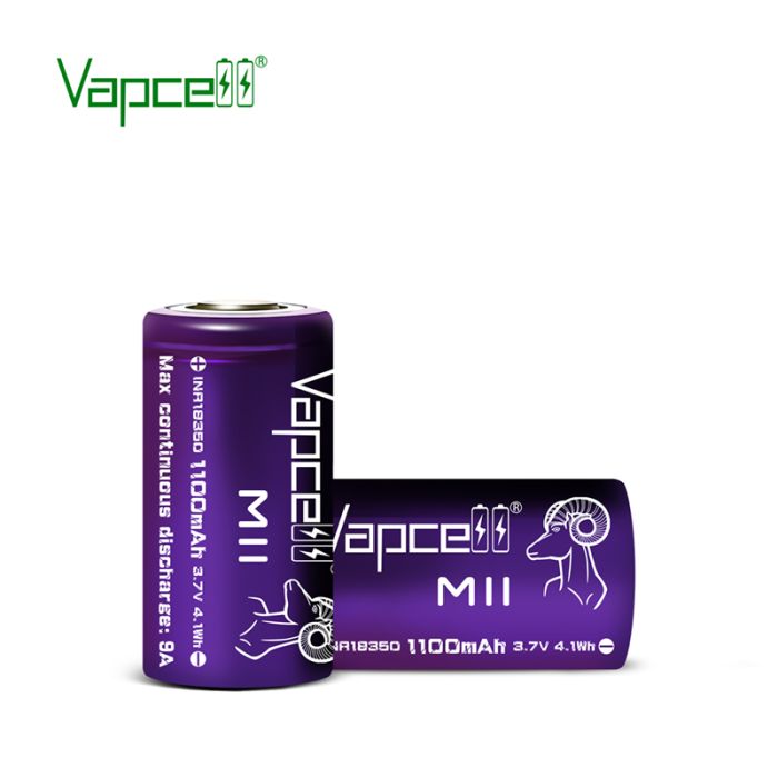 Аккумулятор Vapcell M11 INR18350 1100 mah 9A, Li-ion