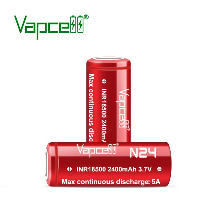 Аккумулятор Vapcell N24 INR18500 2400 mah, 5A, Li-ion 3.7V