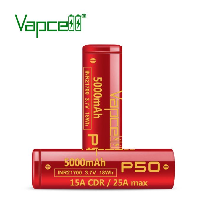 Аккумулятор Vapcell P50 INR21700 5000 mah, 15A/25A, Li-ion 3.6V
