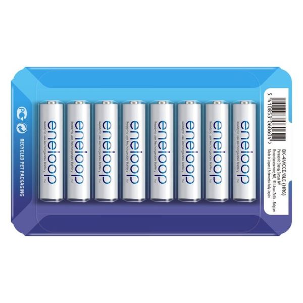 Аккумулятори Panasonic Eneloop AAA 800 mAh (min.750mah), 8 шт./уп. Sliding Pack, (BK-4MCCE/8LE)