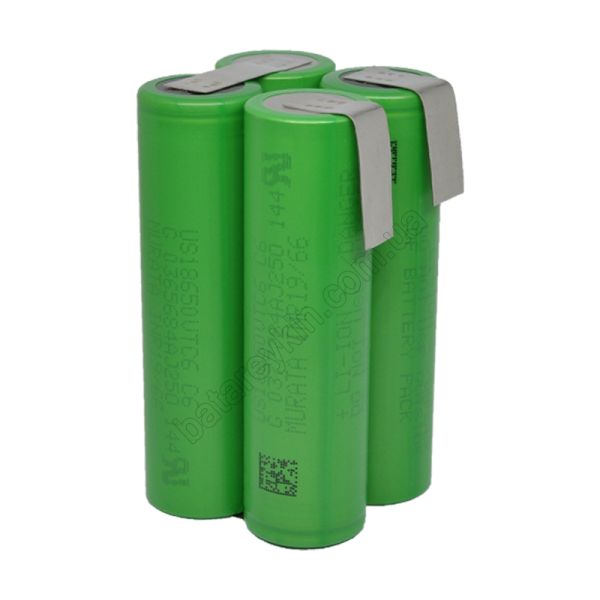 Аккумуляторная сборка 14,4V из Murata 18650 VTC6 3120mAh Li-ion