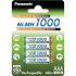 Аккумуляторы Panasonic High Capacity AAA 1000 mah, 4 шт./уп. (BK-4HGAE/4BE)