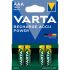 Аккумуляторы VARTA RECHARGE ACCU Power AAA 1000mAh RTU, 4 шт./уп. (05703301404)