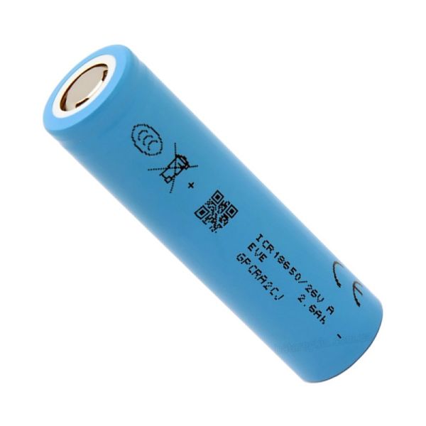 Акумулятор EVE ICR18650/26V 2600 mAh, Li-ion 3.6V