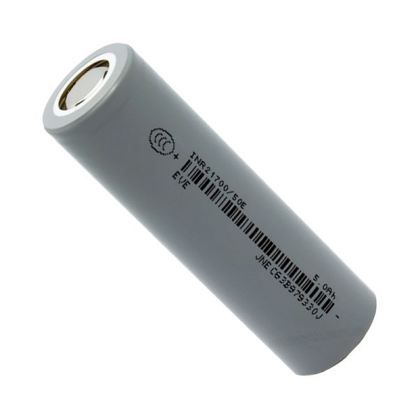 Акумулятор EVE INR21700/50E, 5000mAh, 15A, Li-ion 3.6V