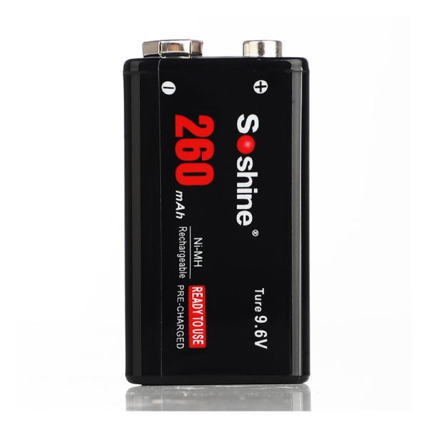 Акумулятор Soshine Professional 260 mAh КРОНА 9.6V, Ni-MH