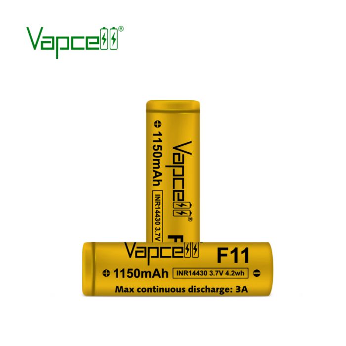 Акумулятор Vapcell F11 INR14430 1150 mah, 3A, Li-ion 3.7V