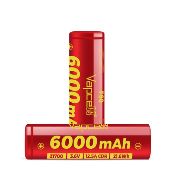 Акумулятор Vapcell F60 INR 21700 6000 mah, 12.5A, Li-ion 3.6V