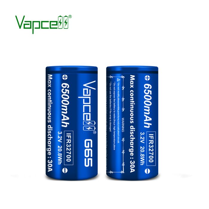 Акумулятор Vapcell G65 IFR32700 6500 mah, 30A, LiFePO4 3.2V