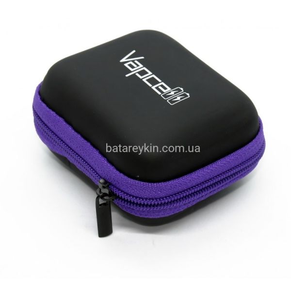 Чехол (кейс, органайзер) Vapcell EVA Zipper Case Purple для аккумуляторов 2шт.21700 / 4шт. 18650