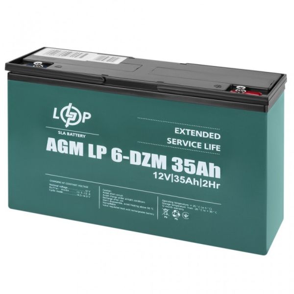 Тяговый свинцово-кислотный аккумулятор LogicPower LP 6-DZM-35 Ah