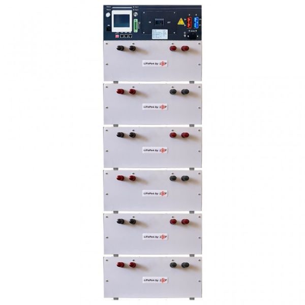 Высоковольтный аккумулятор LogicPower LP LiFePO4 HVM 307.2V - 52Ah (15964Wh) (BMS 125А) металл