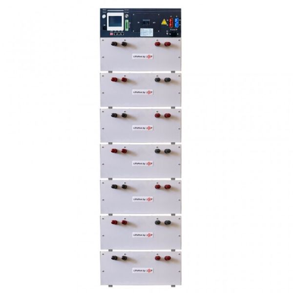 Высоковольтный аккумулятор LogicPower LP LiFePO4 HVM 358.4V - 52Ah (18636Wh) (BMS 125А) металлл